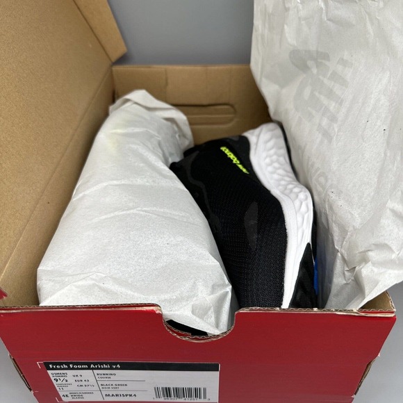 New Balance Fresh Foam Arishi v4 Black Running Shoes‎ Mens 9.5 4E - Picture 12 of 12